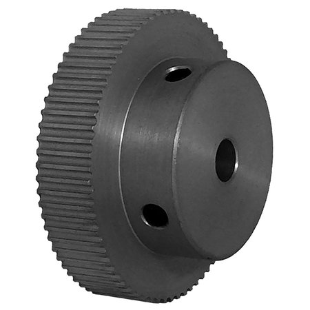 B B MANUFACTURING 72-2P06-6A3, Timing Pulley, Aluminum, Clear Anodized,  72-2P06-6A3